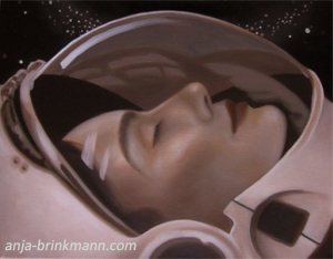 Anja Brinkmann, Malerei, inner astronaut, Portrait