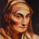 Portrait Kopie Guido Reni-Öl auf Leinwand-Anja Brinkmann